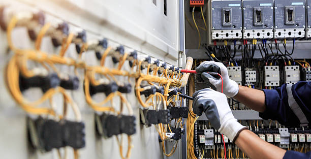 Professional Electrician technician working in Maywood, NJ